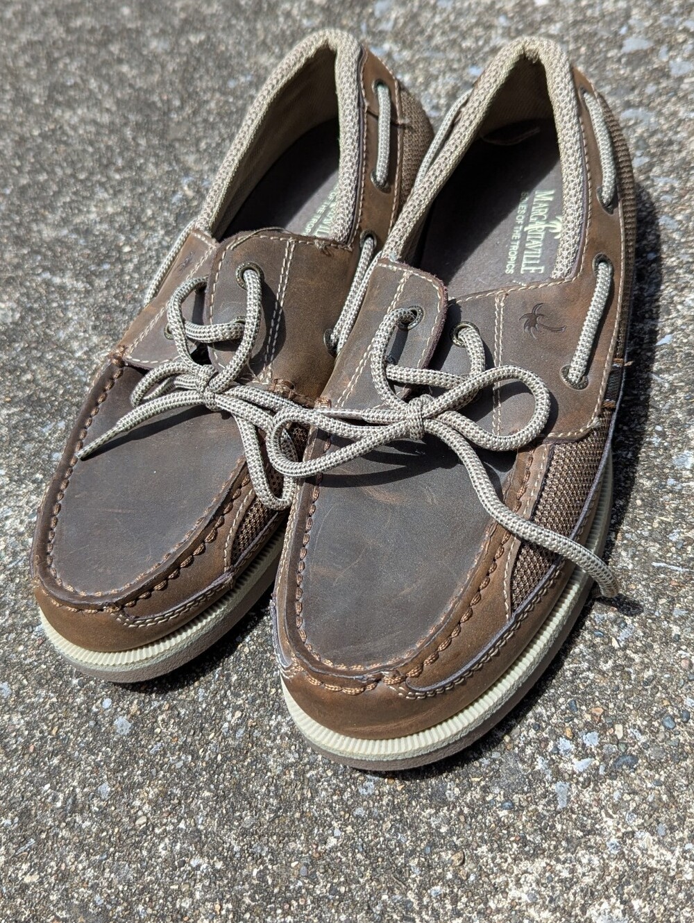 Margaritaville Boat Shoes Men's Size 9.5 EUC